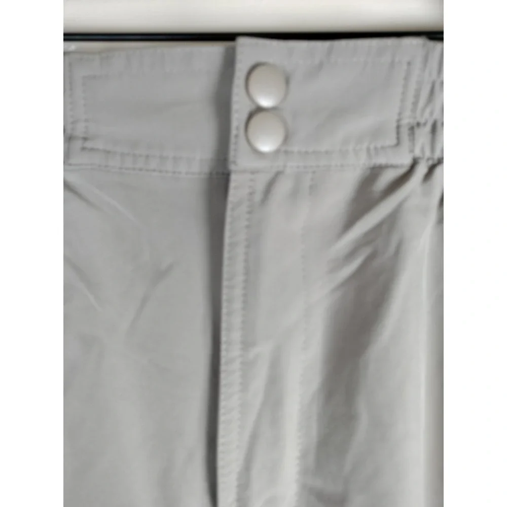 BURLEBO Mens XXL Everyday Shorts Khaki Flying Mallard Duck Pockets Performance